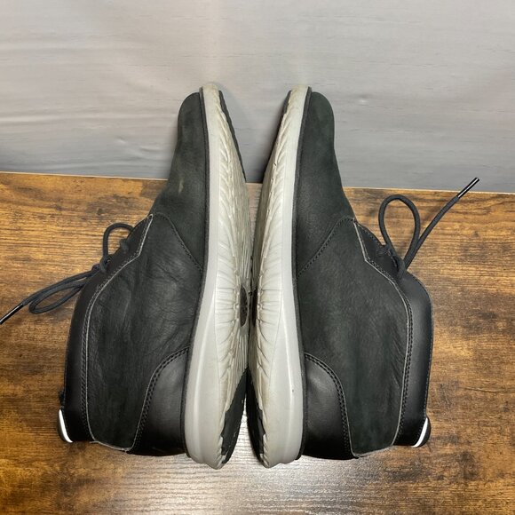 UGG Union Leather Chukka Boots Waterproof Men's Size 8 Black - Picture 6 of 9